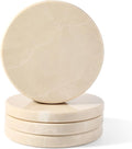 Marble Coaster Set of 4, Round Coasters, Marble Coasters by Koville