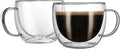 CNGLASS Double Wall Glass Cappuccino Mugs 8.1oz by CNGLASS