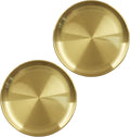 Piutouyar 2 Pcs 20 cm / 7.87 Inch Round Serving Tray, Decorative Tray Circular by Piutouyar