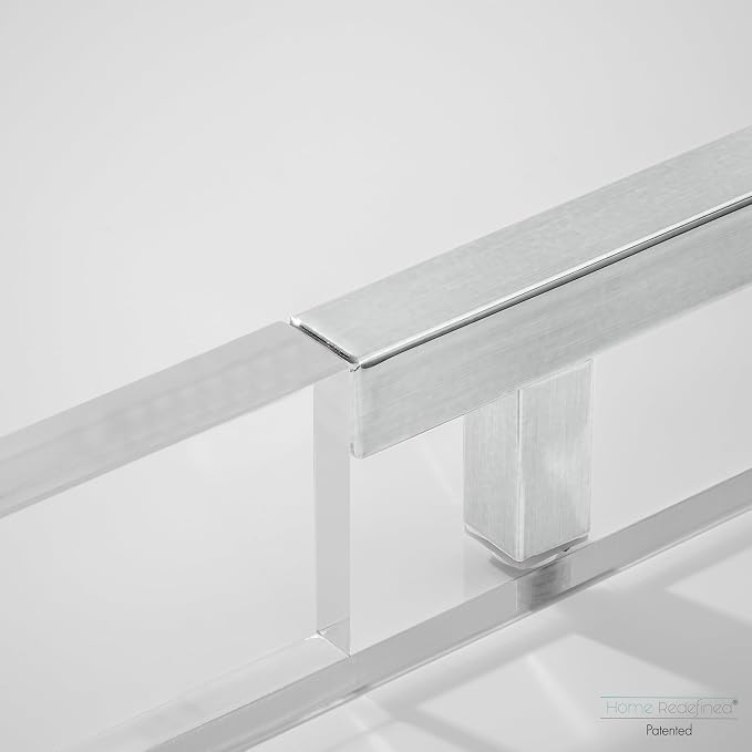 Modern 16"x12" Rectangle Acrylic Lucite Plastic Decorative Serving Tray - Image 6