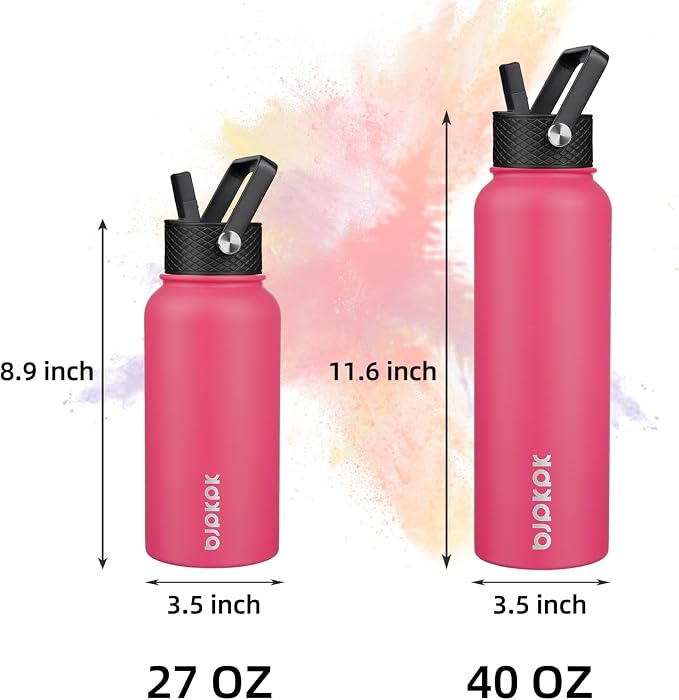 BJPKPK 40oz Insulated Water Bottle - Image 4