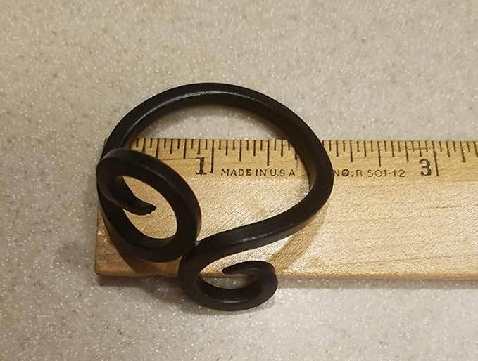 Iron Knotted Napkin Rings Set of 12, Tabletop Decor, Vintage Napkin Ring - Image 5