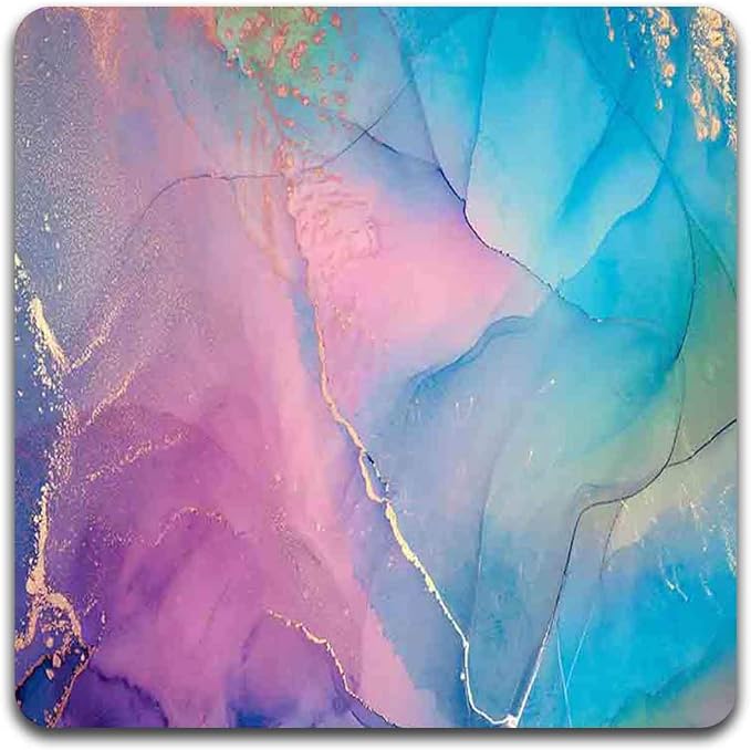 Marbling Square Coaster Set - Image 3