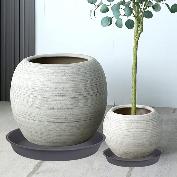 2 Pack of 16 17 inch Plant Saucer, 2.3" Depth, Plant Trays - Image 4