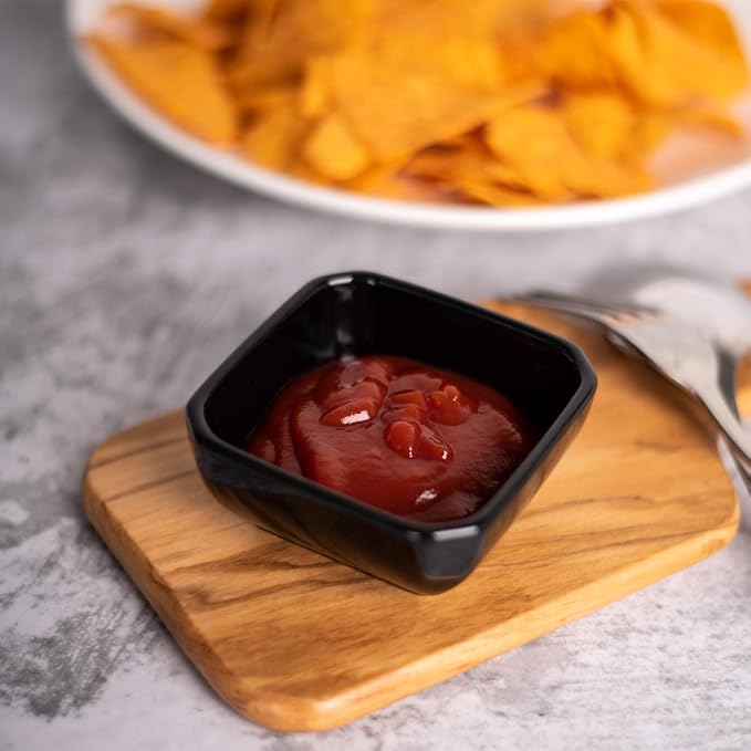 DELLING 3 Oz Porcelain Dip Bowls Set of 6, Soy Sauce Dish, Condiment Cups - Image 5