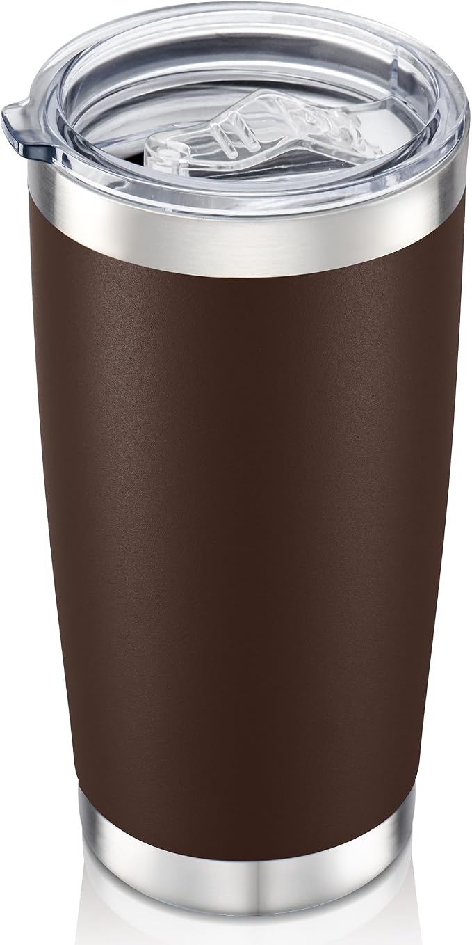 20 oz Tumbler with Lid Stainless Steel Insulated Tumblers, 1 Pack | Leak Proof by Unknown