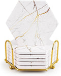 Marble Coasters for Drinks Absorbent by Geichan