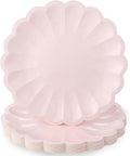 NatNarr 30 Pcs Pink Paper Plates 9.5 In Light Pink Plates Disposable | Heavy by NatNarr
