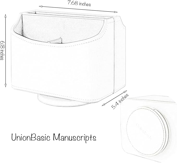 UnionBasic Rotating Desk Organizer, 360 Desk Spinning Caddy, Desktop TV - Image 6