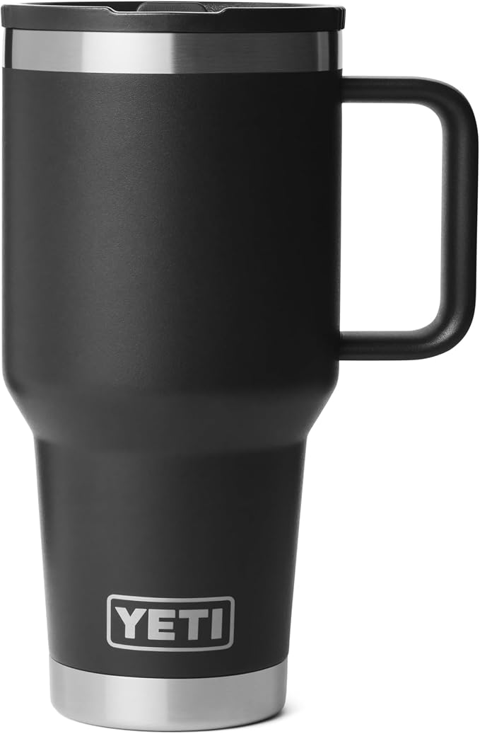 YETI Rambler 30 oz Travel Mug, Stainless Steel, Vacuum Insulated by YETI