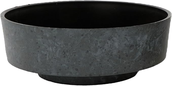 The HC Companies 8 Inch Round Plastic Succulent Capri Bowl 8"x8"x3" in Faux by TheHCCompanies