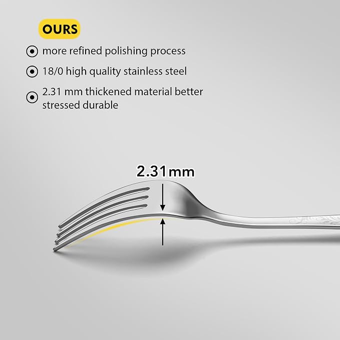 40 Piece Silverware Set, Service - Image 6
