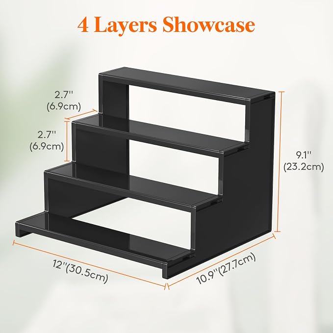 Lifewit 12" Perfume Organizer, Cologne Stand Tool-Free Assembly, Nail Polish - Image 6