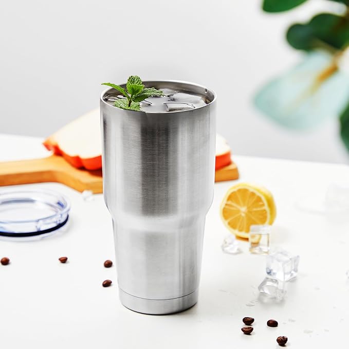 MEWAY 30oz Tumbler Double Wall Vacuum Insulated Travel Mug, Stainless Steel - Image 6