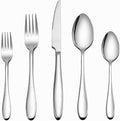 LIANYU 30 Piece Silverware Set for 6, Stainless Steel Flatware Cutlery Set by LIANYU