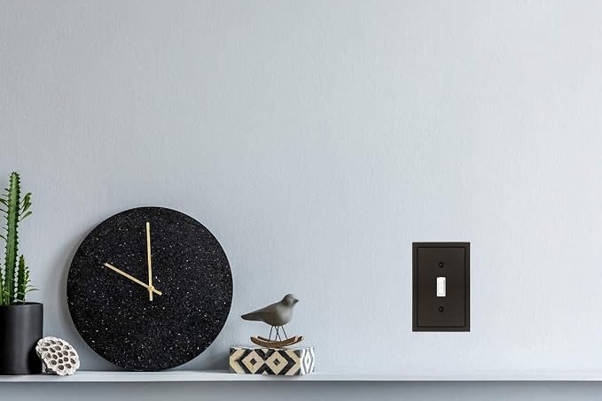 Modern Edge Decorative Wall Plate Switch Plate Outlet Cover, Durable Solid Zinc - Image 9