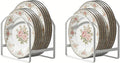 2 Pack Kitchen Plate Holder Organizer by LINFIDITE