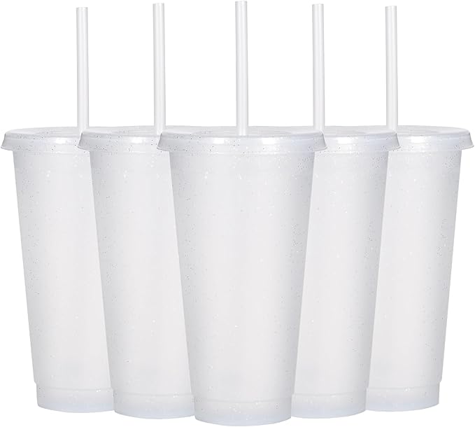 Suertestarry Tumbler with Straw and Lid, Water Bottle Iced Coffee Travel Mug Cup by Suertestarry