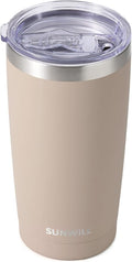 SUNWILL Travel Coffee Tumbler 20 oz, Insulated Mug by SUNWILL