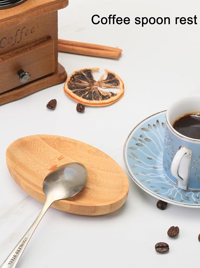 Mini Serving Dishes, Bamboo Small Appetizer Plates - Image 8