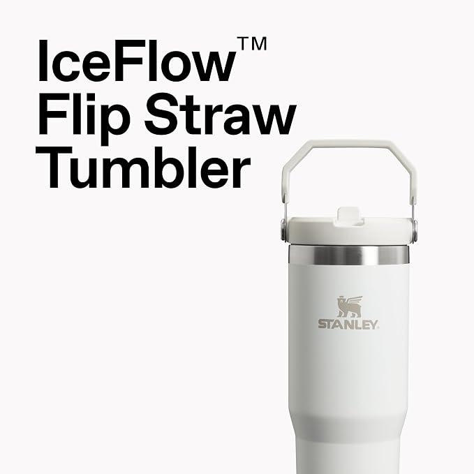 STANLEY IceFlow 2.0 Flip Straw Tumbler, 30 oz, Champagne | Easy Carry Handle | - Image 5