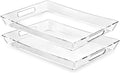 Clear Plastic Serving Tray by Unknown