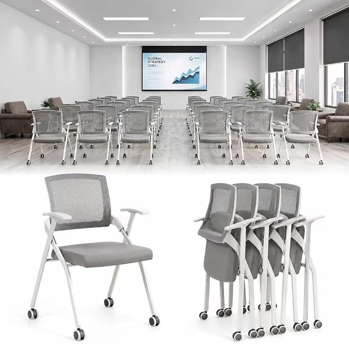 2 Pack Folding Office Chair by Unknown