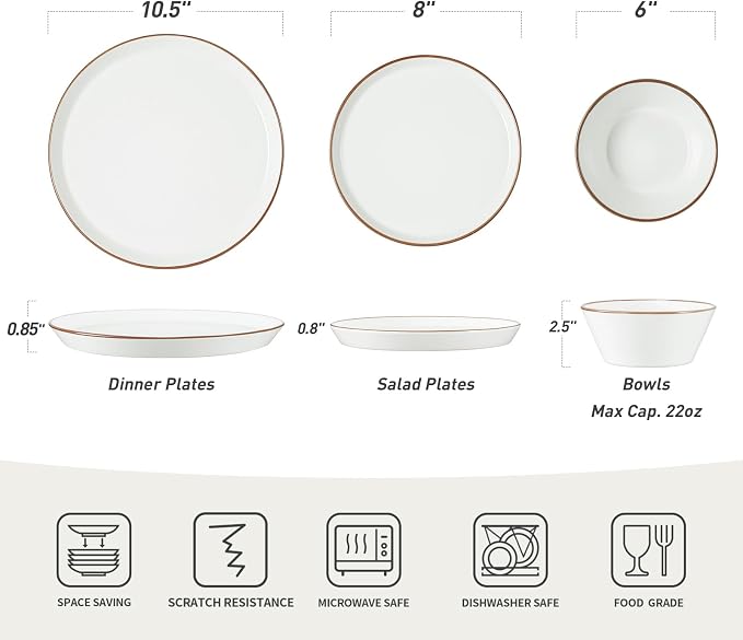 Famiware Saturn Stoneware Dinnerware Sets - Image 2