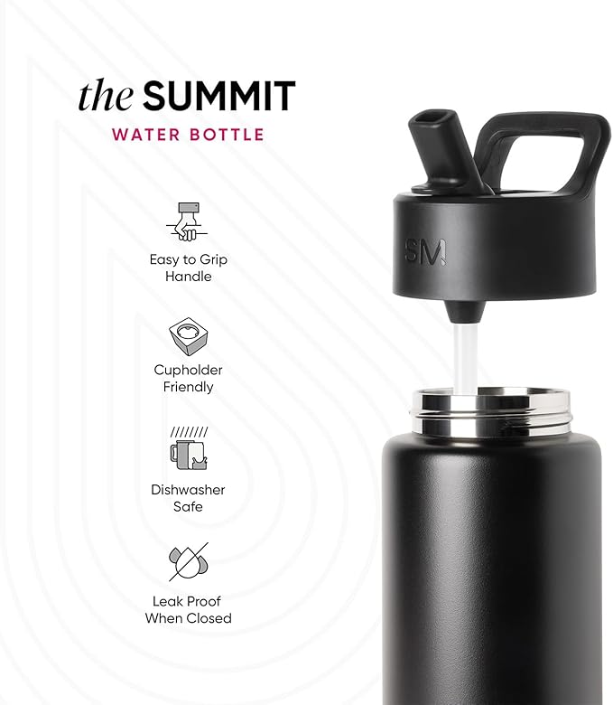 Simple Modern Kids Water Bottle & Toddler Cup | 18oz | Space | Insulated - Image 3
