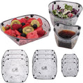 9-Piece Collapsible Tableware Set Bowls Cups Plates | Foldable Salad Bowl by Unknown