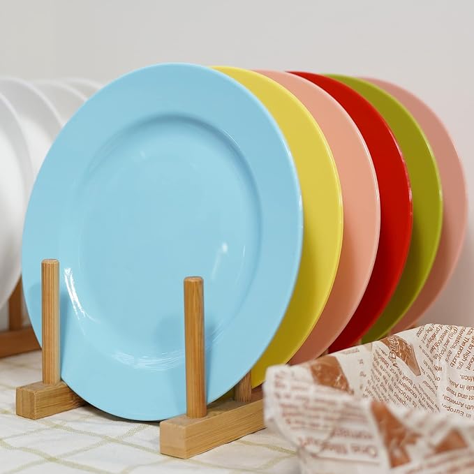 Plastic Plates Disposable 60 PCS, Heavy Duty 30 Dinner Plates 10.25" and 30 - Image 6