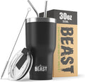 Beast 30 oz Tumbler Stainless Steel Vacuum Insulated Coffee Ice Cup Double Wall by GreensSteel