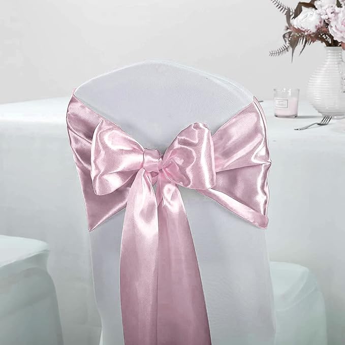 12 Pack Pink Table Runners, Satin Table Runner 12x108 Inches Long, Silk and - Image 3