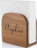 Napkin Holder for Table, ALELION Acacia Wooden Napkin Holders for Kitchen by ALELION