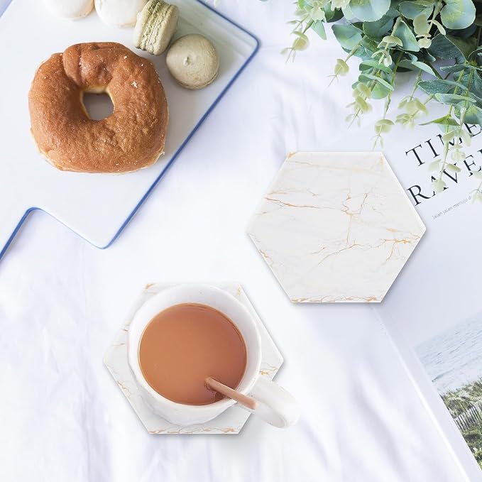 Marble Coasters for Drinks Absorbent - Image 2