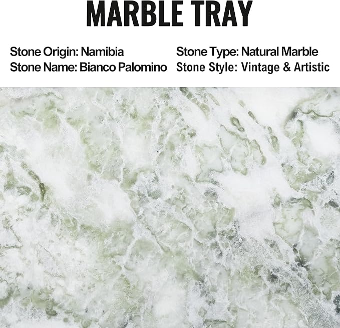 African Natural Marble Tray, Catchall Tray - Image 3