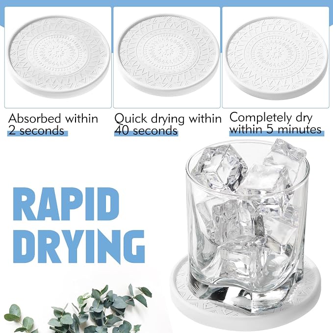 Photect Diatomaceous Earth Coasters Set - Image 4