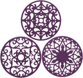 ME.FAN Trivets for Dishes/Pots/Pans, Flexible/Durable/Non Slip Hot Pads to by MEFAN