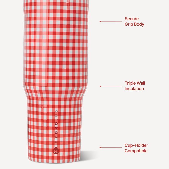 HydroJug Sport 40 oz Insulated Stainless Steel Water Bottle, Summer Picnic - Image 3
