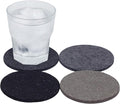 Graf Lantz - Bierfilzl Merino Wool Round Coasters Set of 4 - Shadow - Absorbs by GrafLantz
