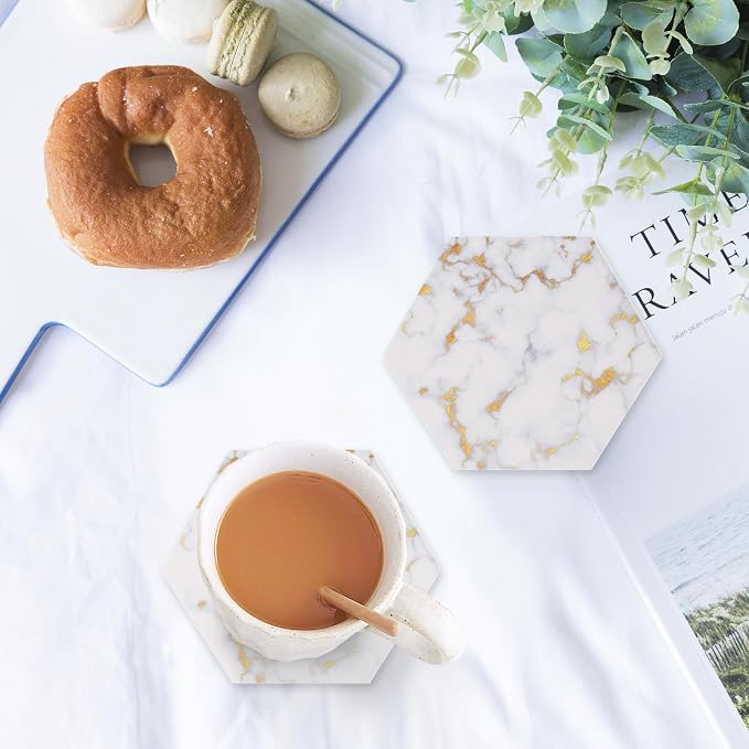 Marble Coasters for Drinks Absorbent - Image 2