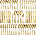 PHILIPALA 45 Piece Gold Silverware Set by PHILIPALA