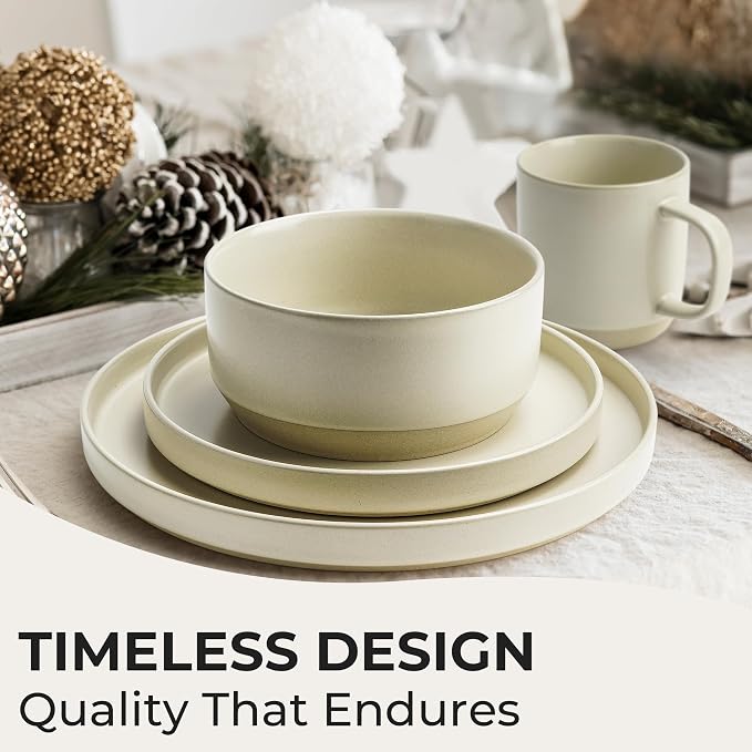 MIAMIO - Cereal Bowls Set, Ceramic - Modern Home Set | Ceramic cereal bowls - Image 3
