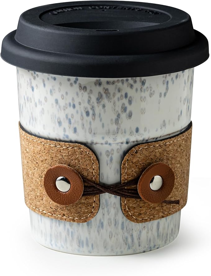 Coffee Tumbler Ceramic Travel Coffee Mug by Cormomu