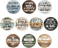 10pcs Coasters for Drinks Funny Humorous Sayings Absorbent Coasters Set Round by Unknown