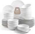 36-Piece Dinnerware Set for 12, Transform Your Table by FOBENTA