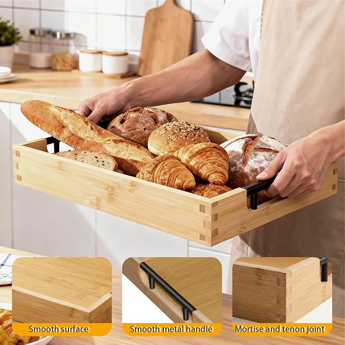 Krismax Wooden Serving Tray - Image 7