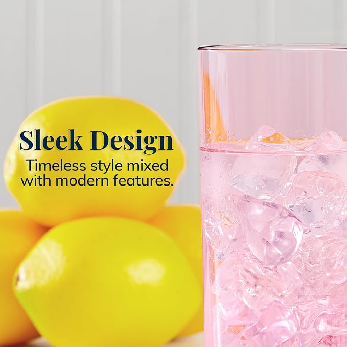 US Acrylic Classic Plastic Reusable Drinking Glasses 16oz Water Cups Assorted - Image 5