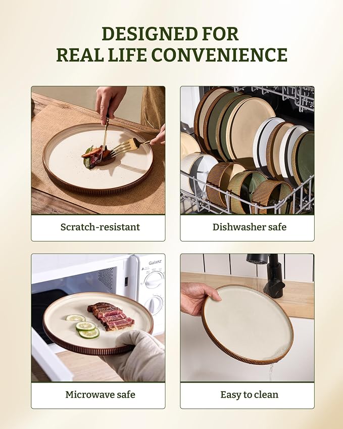 famiware Star 10/8 inches Salad Plates Set - Image 8