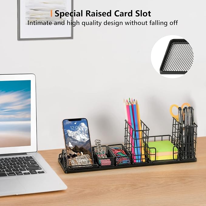 Topwey 7 in 1 Desk Organizer and Accessories | School - Image 5